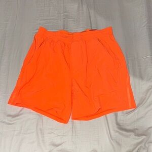 lululemon athletica Bright Orange Men's Athletic Shorts
